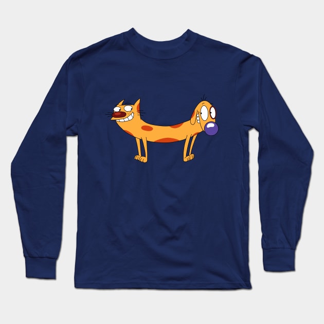 Catdog // Catdog Long Sleeve T-Shirt by amandawagner